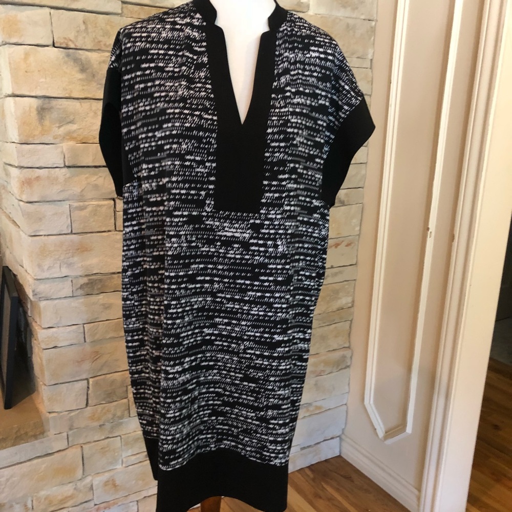 Calvin Klein Black And white dress.